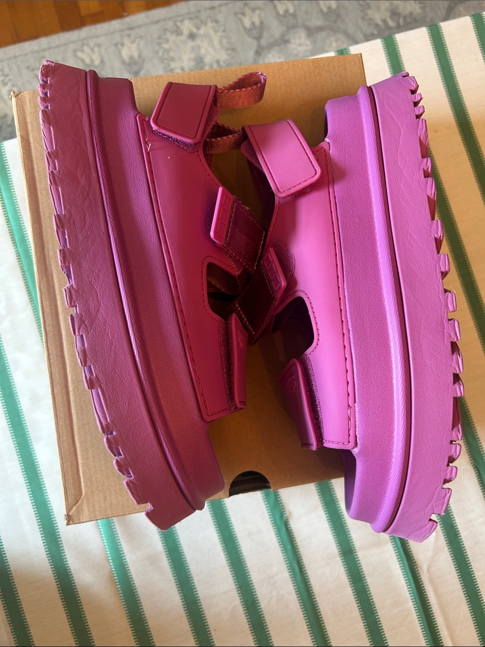 UGG Pink Platform Sandal - Picture 7 of 10